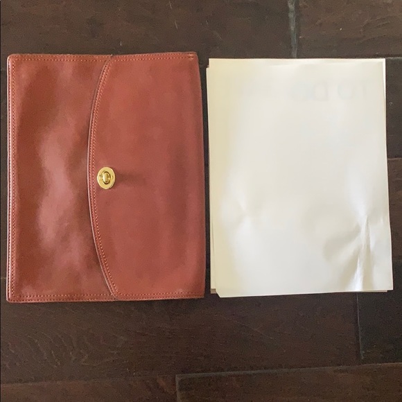 Coach large leather envelope clutch - Picture 6 of 6